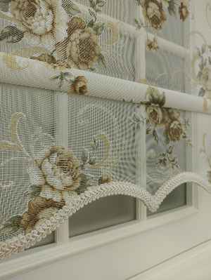 Çift Sistem Tül Stor Perde Clısson Series 1649- Vizon Rengi-ekru-hardal-hardal Sarısı