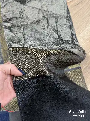 7 Farklı Renk Orta Pano Desen Jakar Dokuma Fon Perde, Premium Kalite Seri