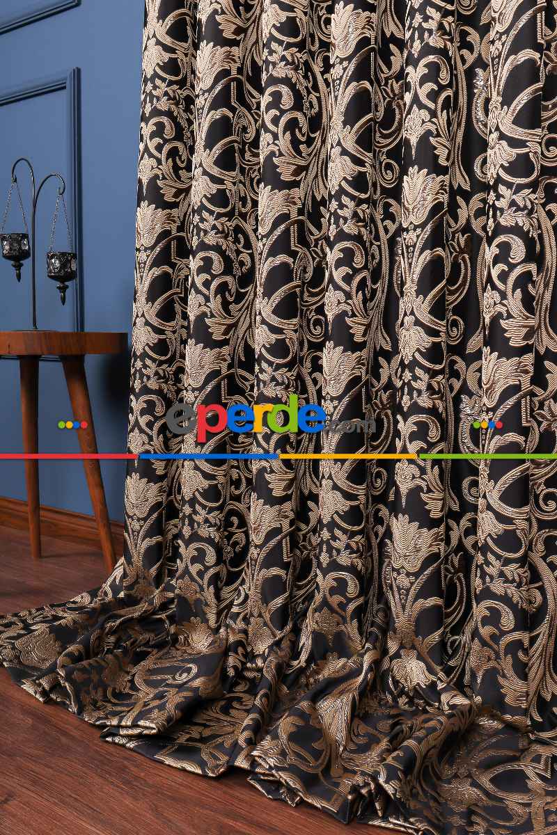 Salon Fon Perde - Divan Jakar Dokuma Fon Perde