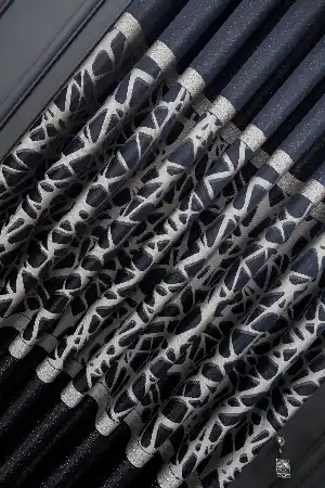 Outlet Dökümlü Jakarlı Modern Desen Fon Perde 1.kalite 100 Cm X 256 Cm 100cm X 256cm 