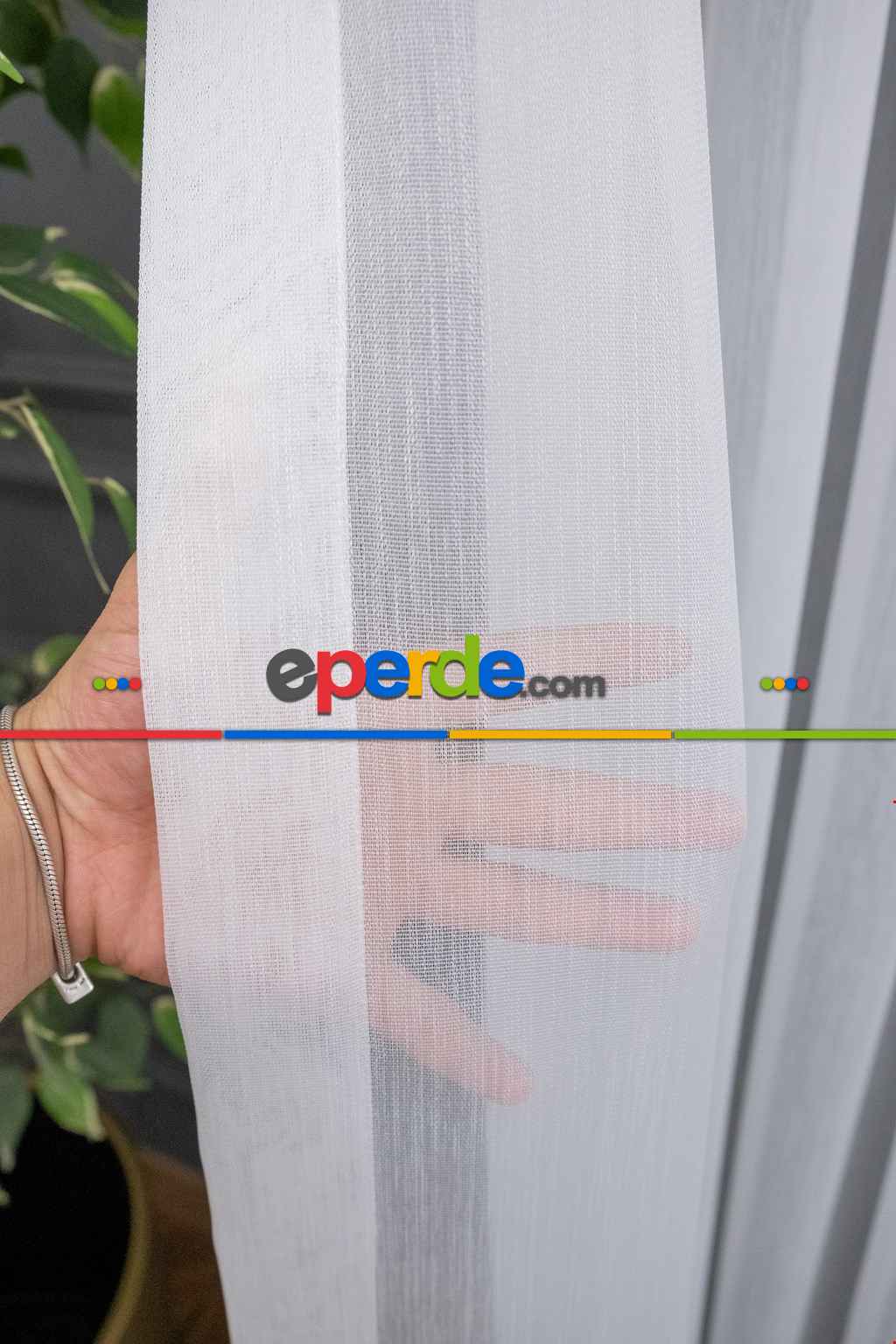 Mutfak - Bambu Tül İpek Yumuşaklığında Kırık Beyaz Tül Armür Dokuma - Yüksek Kalite Ütü İstemez