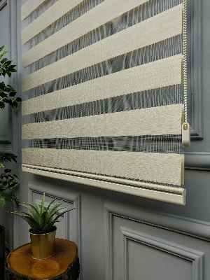 Salon Zebra Perde - 2021 Sezonu - Zebra Perde - Bambu Zebra Perde- Bej