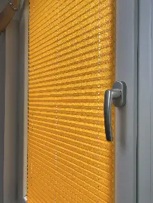 Mutfak - Plisel Perde, Turuncu Diamond Seri Cam Balkon Perdesi 1. Kalite Matkapsız Montaj Yaylı Sistem