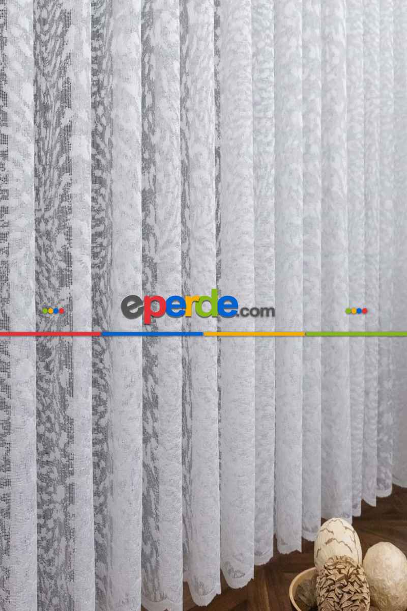 Kardelen Desen Tasarım Model Tül Perde