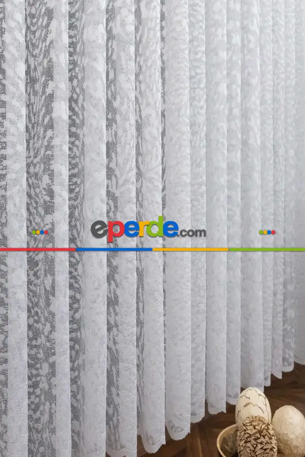 Salon - Kardelen Desen Tasarım Model Tül Perde