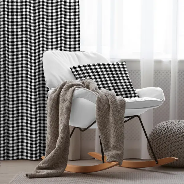 Salon Fon Perde Evim1619-1 Kumaşı Kalındır Duck Bezi Değildir- Mavi-beyaz