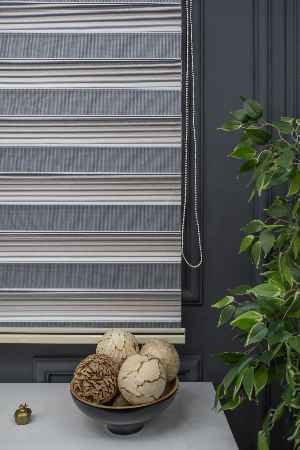 Mutfak- Zebra Perde - Micro Pilise - Degrade Renk Geçişli Zebra Perde