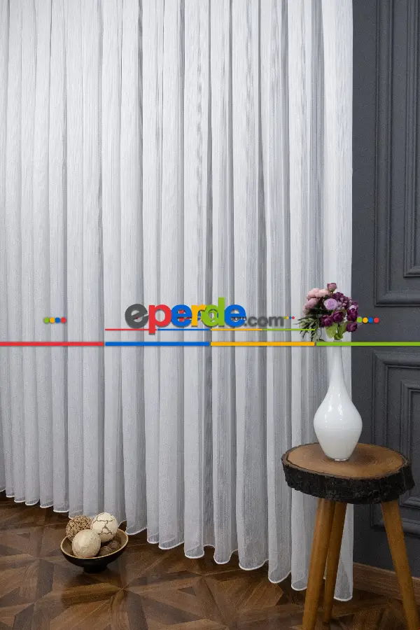 Salon - Yeni Trend Modern Düz Tül 1.kalite (dikim Ücreti Fiyata Dahildir)