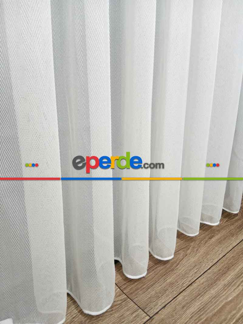 Yatak Odası - Exculusive Nergis Ütü İstemez Kırışmaz Sade Tül Perde