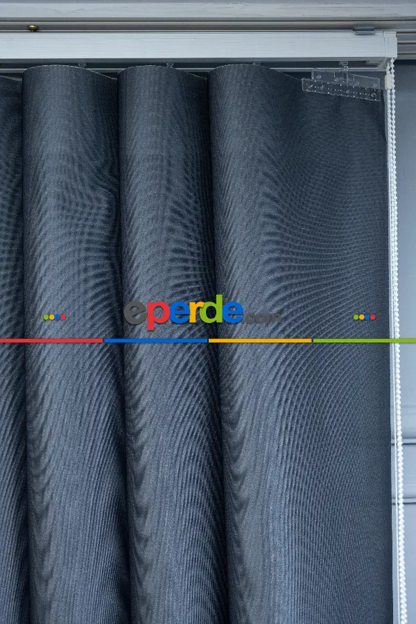 Lens Akıllı Dikey Tül Perde Koza-32- Çok Renkli 2