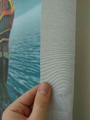 Gemi Desenli Dijital Baskılı Stor Perde- Turkuaz-Antrasit