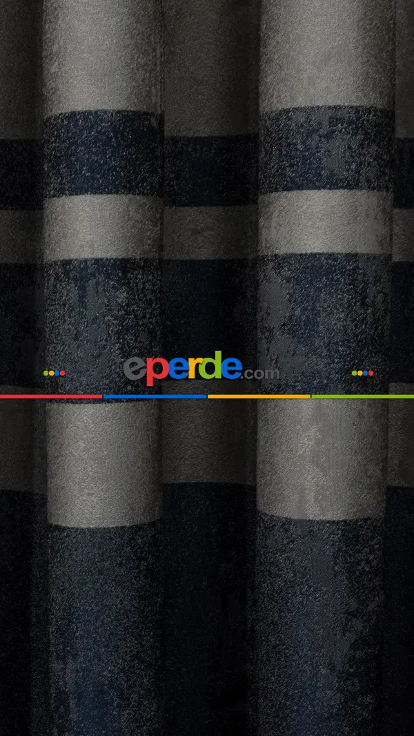 Salon 1. Sınıf Jakarlı Pano Fon Perde-  Çok Renkli 3