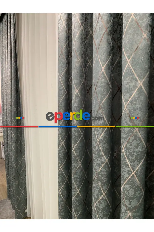 Yatak Odası - Brillant Fon Perde Livalorent Yeni Model Renk Tasarım Kanat Perde Yan Perde