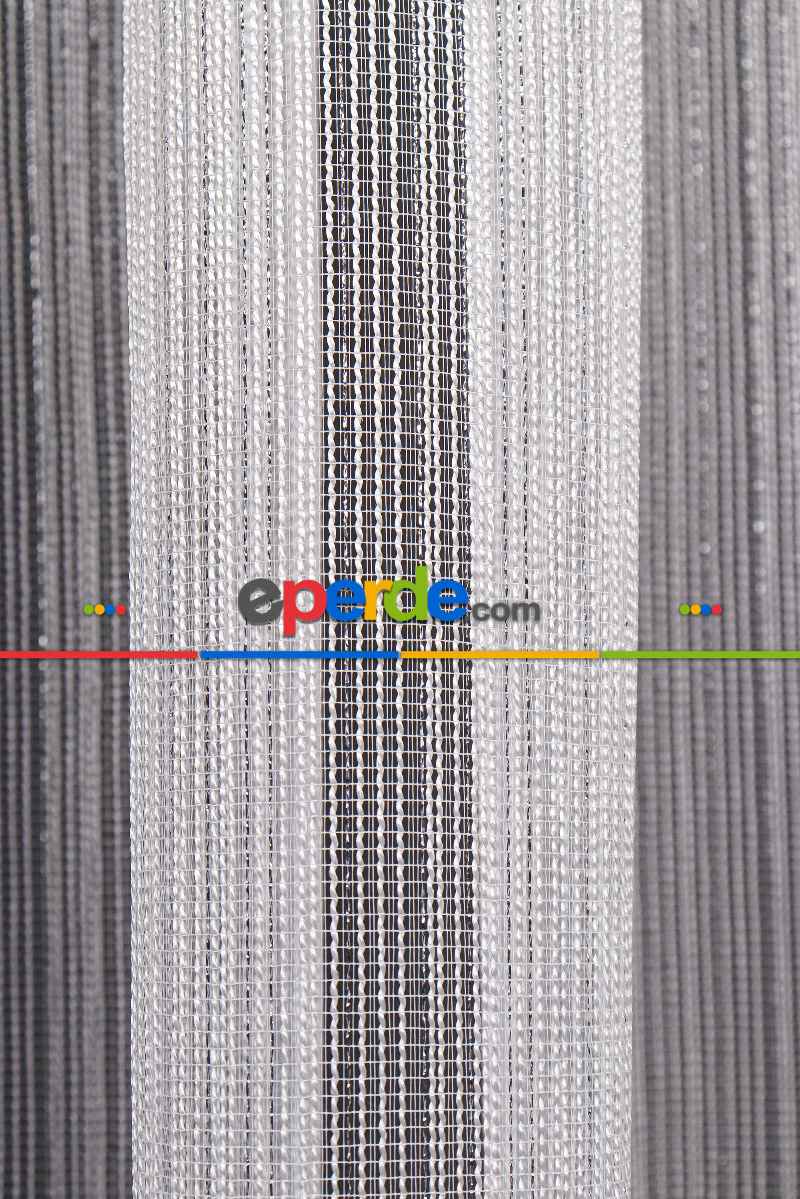 Gümüş Simli Çelik Armür Tül Perde Akdz 970