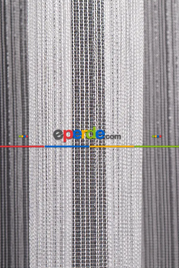 Gümüş Simli Çelik Armür Tül Perde Akdz 970