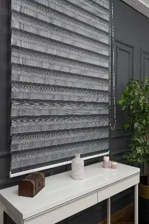 Zebra Perde -renk Geçişli Bambu Zebra Perde