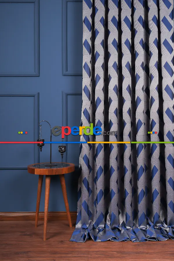 Yatak Odası - Savey Jakar Dokuma Fon Perde