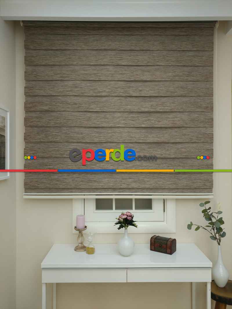 Oturma Odası - Zebra Perde -bambu Zebra (eco Serisi )- Vizon Rengi