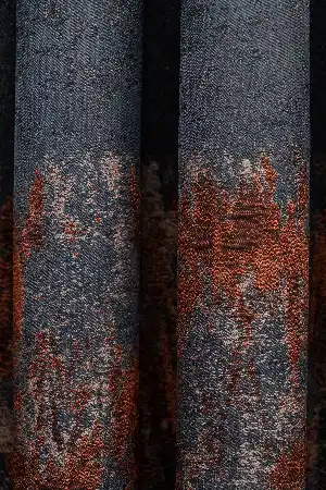 Patinedesenli Desenli Fon Perde (180)- Çok Renkli 3