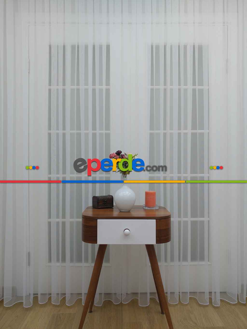 Dönergücü - Mat Zemin Tül Perde Ekru Renk 1.kalite- Ekru - Kurşunlu Tül