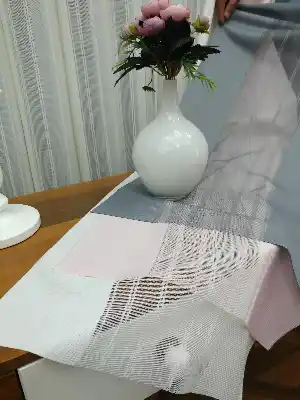 Salon - 2021 Sezonu - Tül Dikey Zebra Perde - Stor Tül Perde Hepsi Birarada- Gri-Füme-Antrasit
