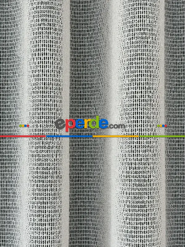 Düz Tül Perde Premium Serisi - Hafif File Tül - Ekru Renk - Ürün Videosu Açıklamada Vardır