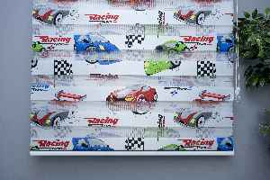 Zebra Perde Dijital Baskılı Arabalı Zebra Perde 1.kalite Baskı 1.sınıf İşçilik A Kalite Kumaş- Çok Renkli 3