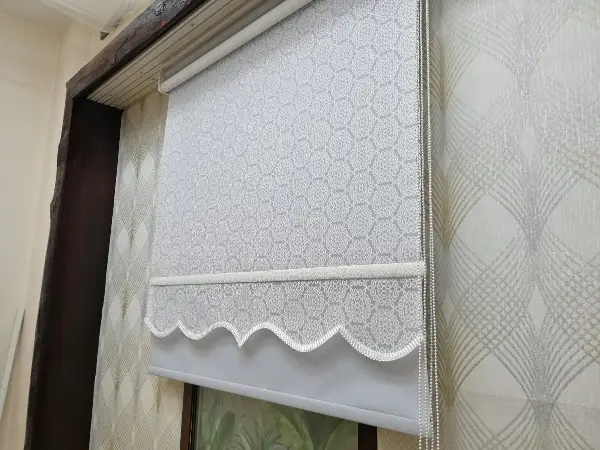 Çifli Sistem Tül Ve Stor Perde Bdz ( 806 )- Beyaz