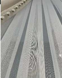 Simli Gümüş Ağır Gramajlı Dökümlü 1/3 Sık Pileli Ütü İstemeyen Tül Perde