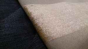 Keten Blackout Fon Perde - Şerit Desenli - Koyu Krem- Krem Koyu