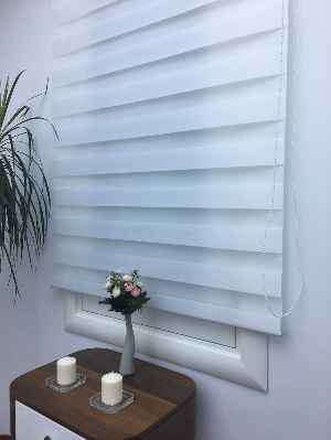 Düz Zebra Perde - Beyaz 427-13- Beyaz