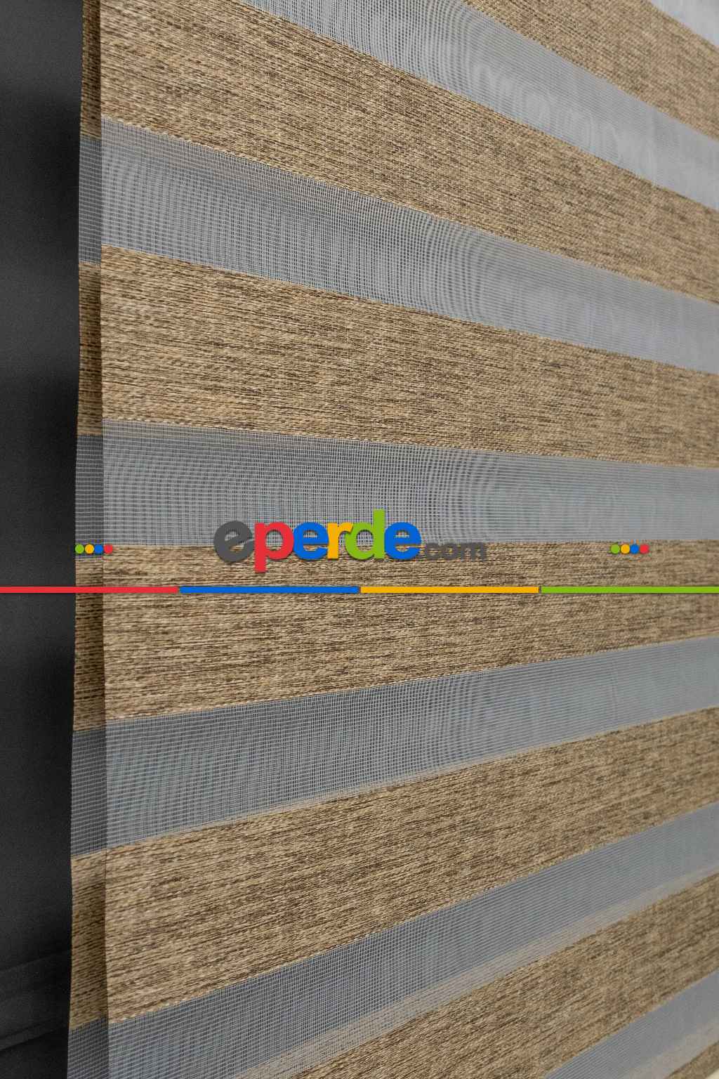 Zebra Perde - Düz Bambu Zebra Perde Kalın Dokulu