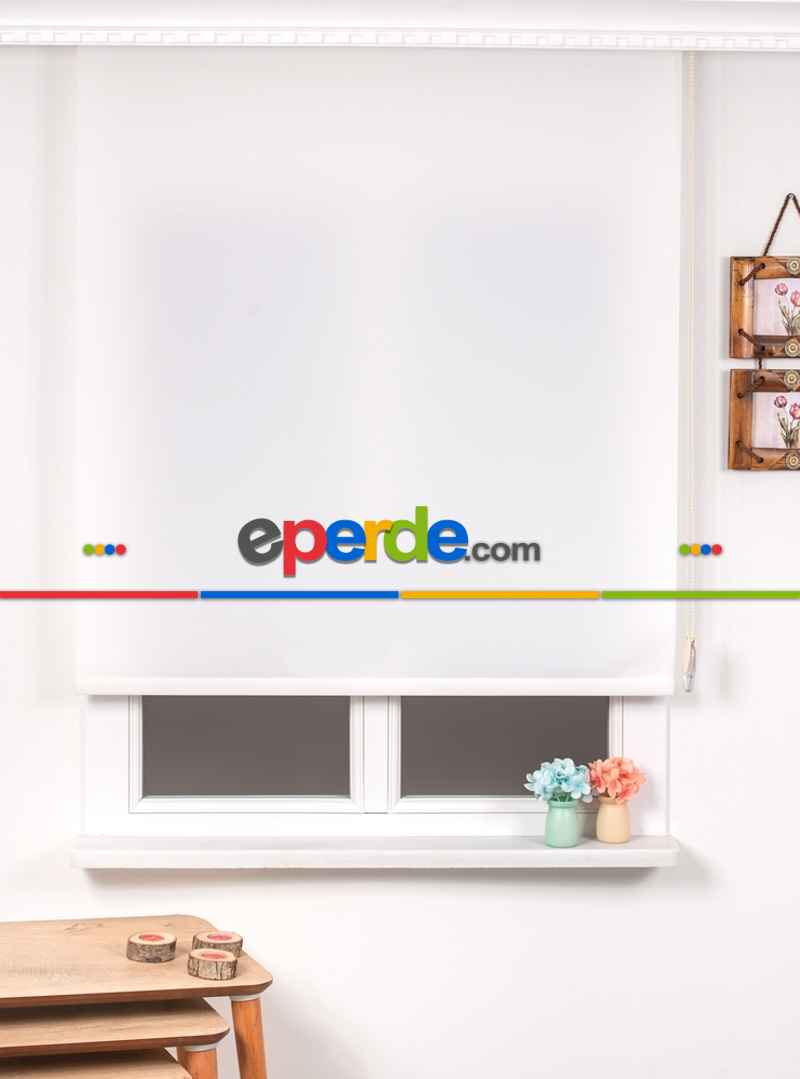 Brillant Ekru Stor Perde- Ekru