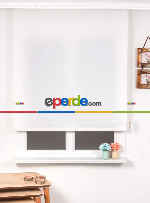 Brillant Ekru Stor Perde- Ekru