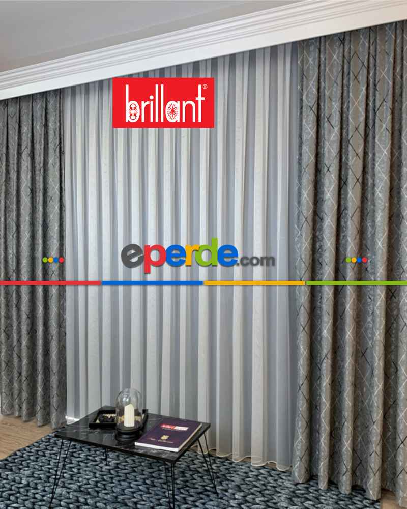 Brillant Fon Perde Livalorent Yeni Model Renk Tasarım Kanat Perde Yan Perde