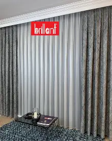 Brillant Fon Perde Livalorent Yeni Model Renk Tasarım Kanat Perde Yan Perde