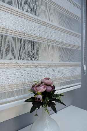 Salon - Zebra Perde Simli Pileli 2021 Sezonu A Kalite Zebraperde- Çok Renkli 2