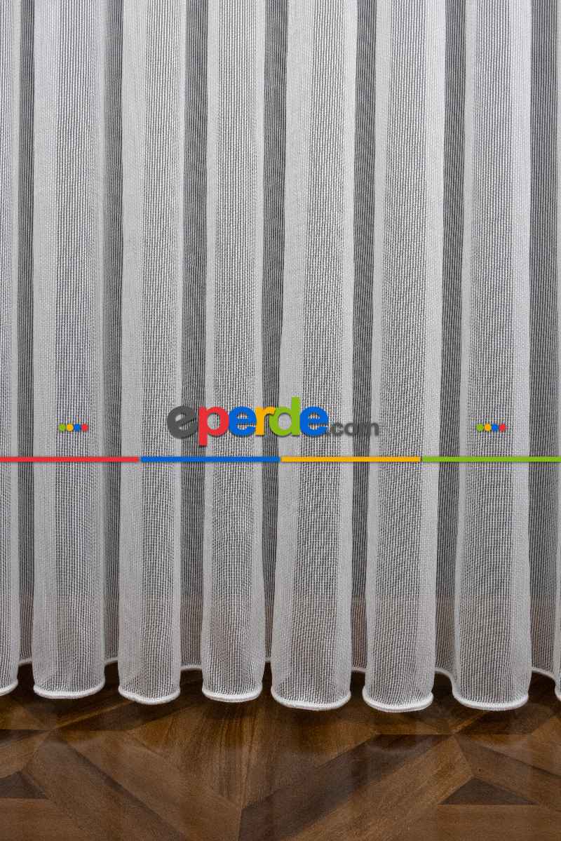 Mutfak - Zincir Çelik Dökümlü Tül Perde - İtinalı Dikiş Garantisi