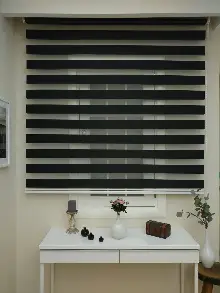 Mutfak - Zebra Perde - Düz Zebra Zebra ( Eco Serisi )- Siyah