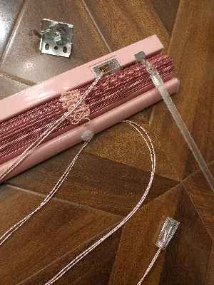 Nova Alamunyum Jaluzi 25 Mm- Pembe Pudra Pembe