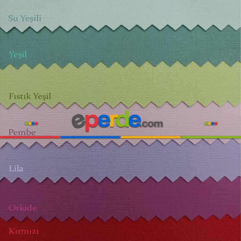 Düz Mat Stor Perde Renkli Serisi - Yıkanabilir Stor- Siyah--gri-krem-bej-ekru-kahve-camel