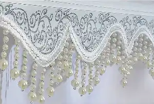 Boncuklu Zebra Perde - Kampanyalı - Hazır Ölçüler - Aynı Gün Kargolanır 80cm X 200cm 