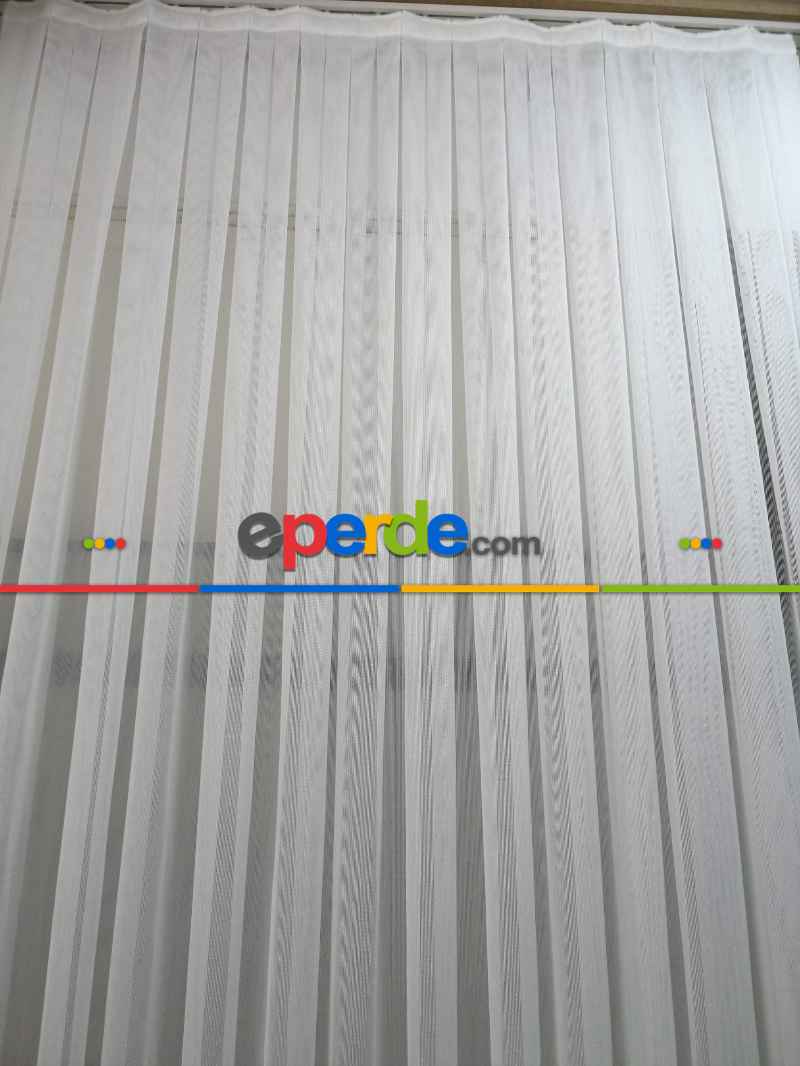 Yatak Odası - Leor Zırh Güneş Işığında Parlayan Tül Perde - Sedef