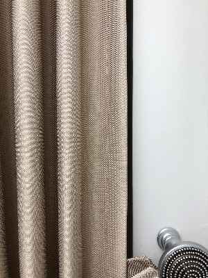 Krem Bej Desenli Jakar Fon Perde