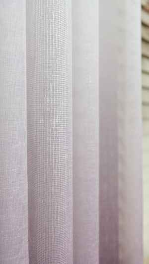 Keten Ekru Mor Degrade Geçişli Tül Perde, Ağır Gramajlı Premium Seri, Eteği Kurşunlu