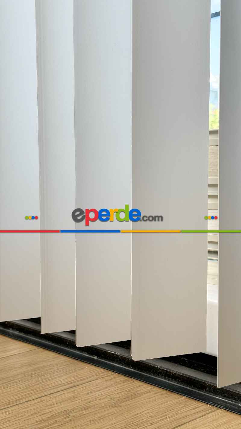 Ekru Pvc Dikey Perde, Dikey Stor Perde