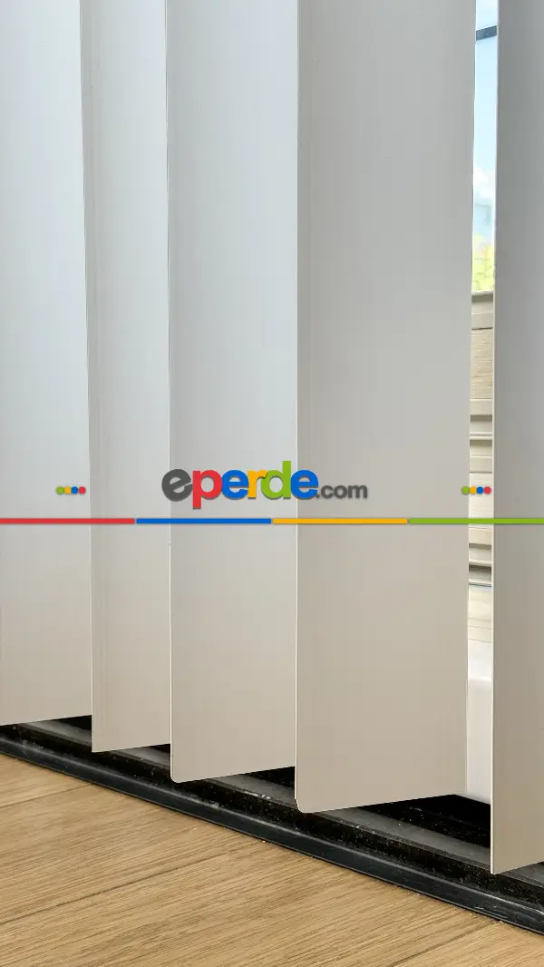 Ekru Pvc Dikey Perde, Dikey Stor Perde