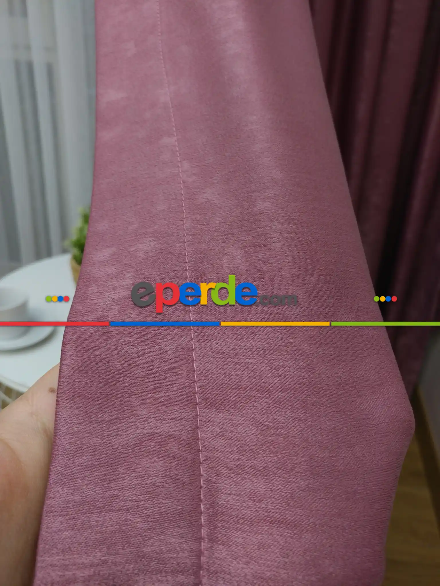 Soft Gülkurusu Fon Perde (180)- Gül Kurusu