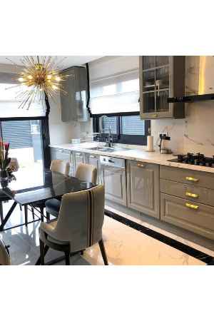 Katlamalı Perde Beyaz Tül Üzerine Siyah Biyeli