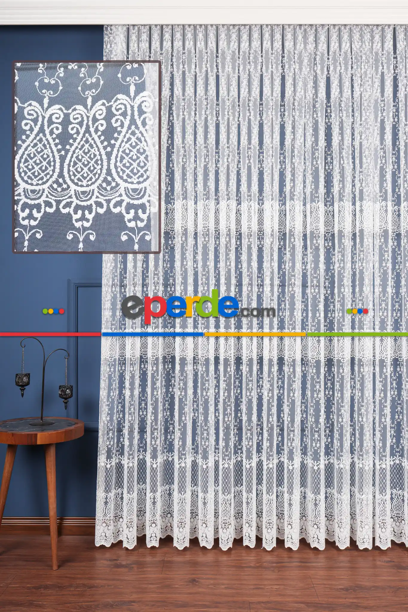 Yatak Odası - Brode Işlemeli Tül Perde Özel Seri 901